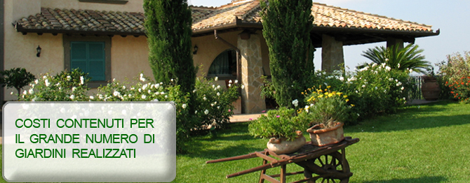Realizzazione e manutenzione di giardini e terrazzi, castelli romani ... Sistemazione giardini privati