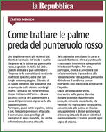Articolo La Repubblica Settembre 2021
