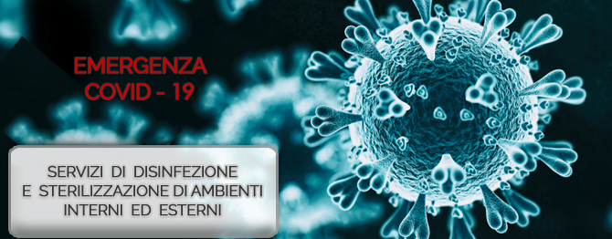 EMERGENZA COVID-19 - SERVIZI DI DISINFEZIONE E STERILIZZAZIONE